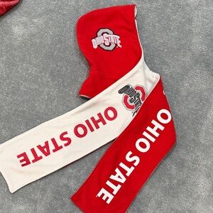 Ohio State Red and White Scarf